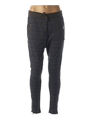 Pantalon 7/8 taille haute taille haute bleu MAISON SCOTCH femme