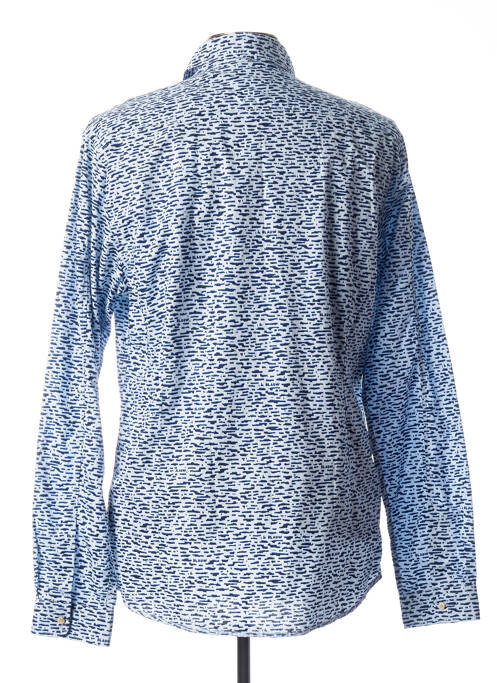 Chemise manches longues bleu JACK & JONES pour homme