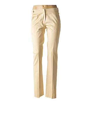 Pantalon slim taille basse taille basse beige FERRE femme