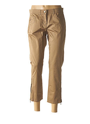 Pantacourt stretch taille basse beige APRIORI femme