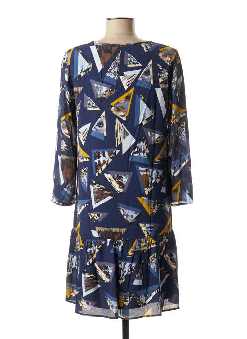 Robe courte bleu ONE STEP pour femme