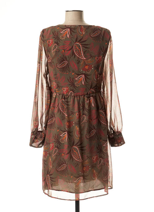 Robe courte vert IKKS pour femme