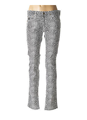 Jeans coupe slim slim taille basse blanc APRIL 77 femme