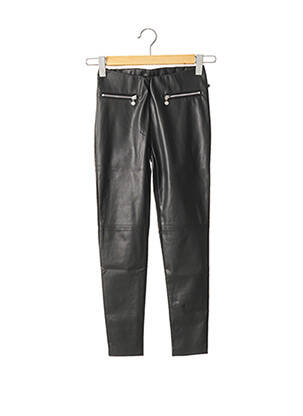 Jegging stretch taille élastique noir LE TEMPS DES CERISES fille