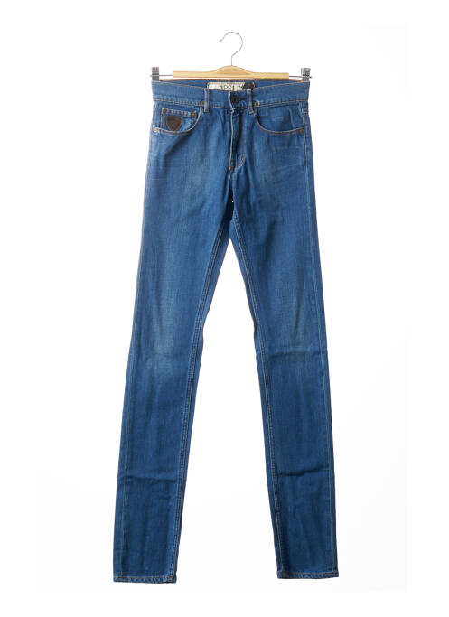 Jeans coupe droite broderie rivets taille normale bleu APRIL 77 femme