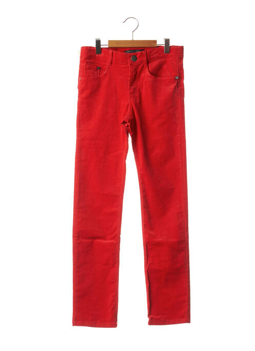 Pantalon slim rouge IKKS pour fille