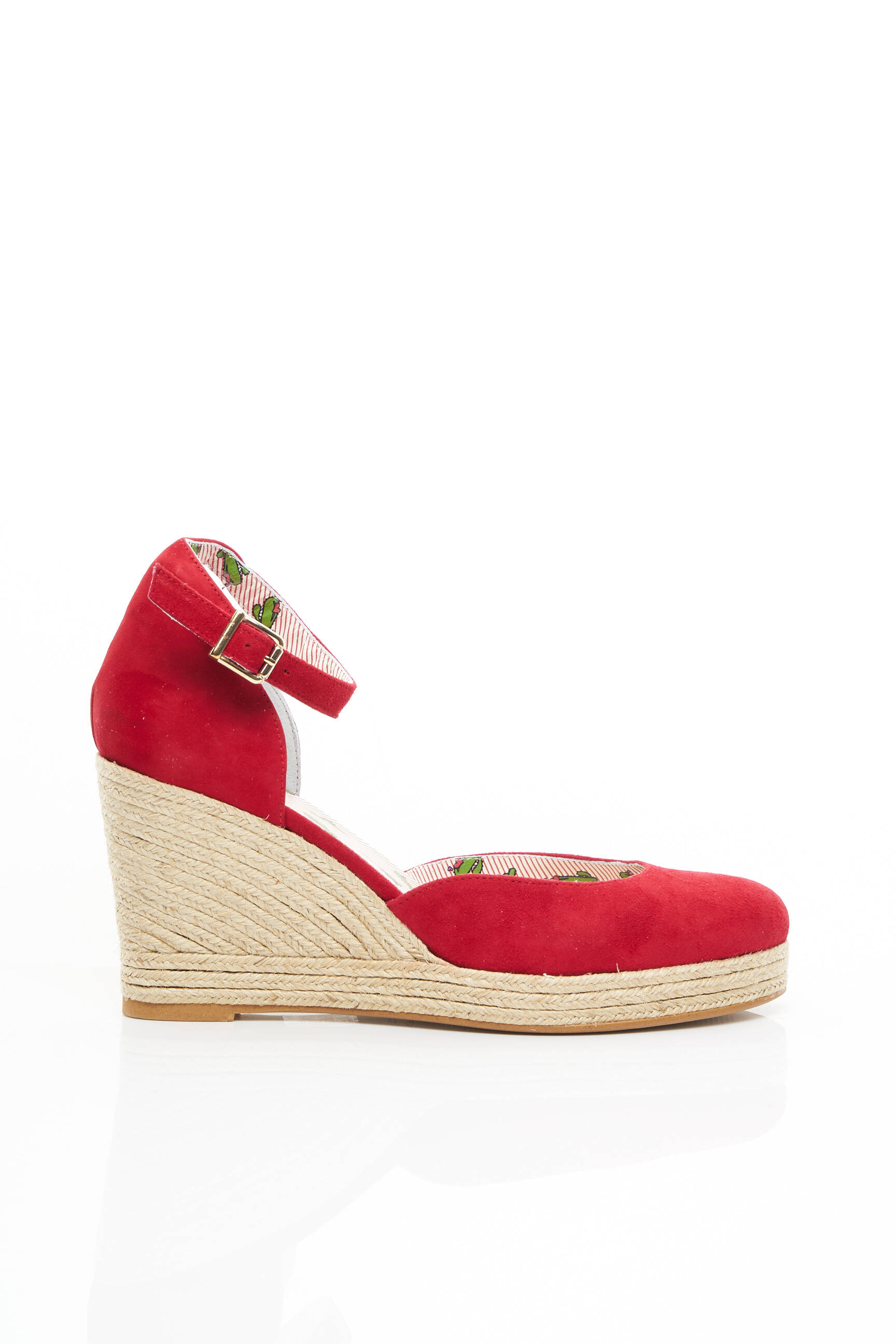 Mellow Yellow Espadrilles Femme De Couleur Rouge 1702003 rouge0 Modz