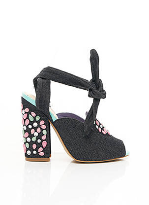 Sandales/nu pieds talon haut de 10cm et plus bleu MELLOW YELLOW femme