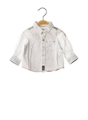 Chemise manches longues manches longues blanc IKKS garçon