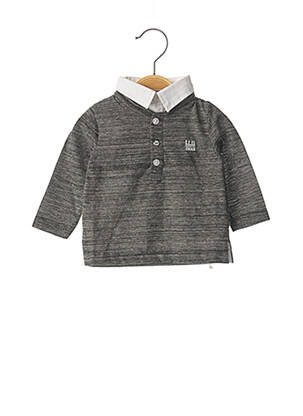 T-shirt imprimé fantaisie manches longues gris IKKS garçon