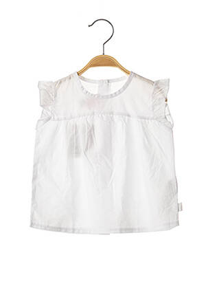 Top blanc CHICCO pour fille