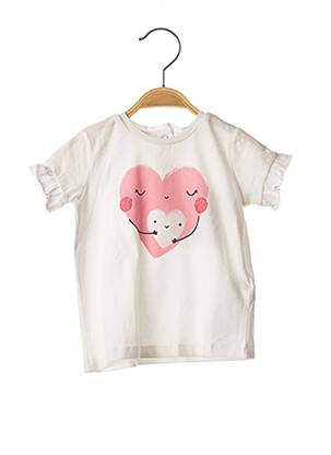 T-shirt blanc CHICCO pour fille