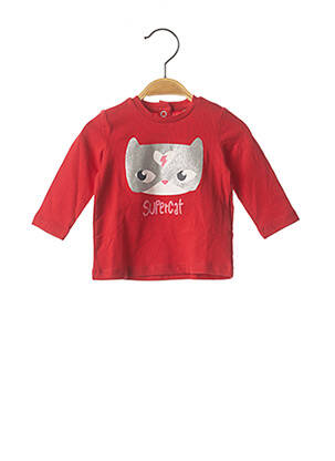 T-shirt rouge CHICCO pour fille
