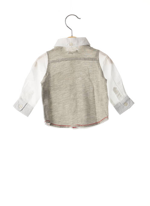 Chemise manches longues blanc IKKS pour garçon