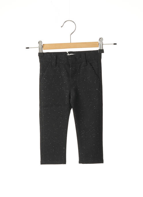 Pantalon slim stretch taille ajustable noir IKKS fille