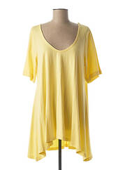 T-shirt jaune MAT LINGERIE pour femme seconde vue
