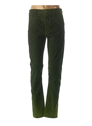 Pantalon slim vert HIGH pour femme