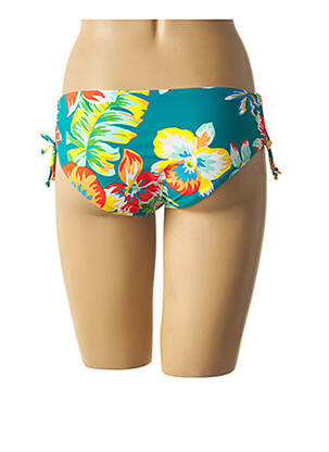 Bas de maillot de bain imprimé tie and dye culotte bleu BELCOR femme