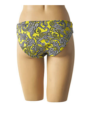 Bas de maillot de bain imprimé fantaisie culotte bleu BELCOR femme