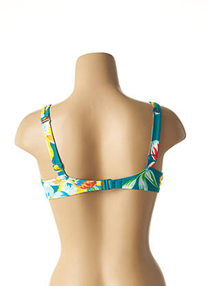 Haut de maillot de bain stretch vert BELCOR femme