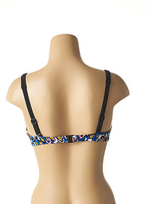 Haut de maillot de bain stretch bleu BELCOR femme