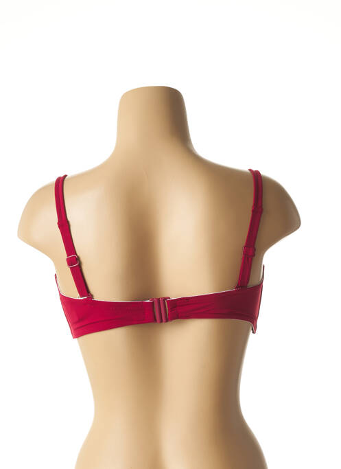 Haut de maillot de bain rouge BELCOR pour femme