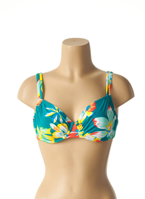 Haut de maillot de bain vert BELCOR pour femme