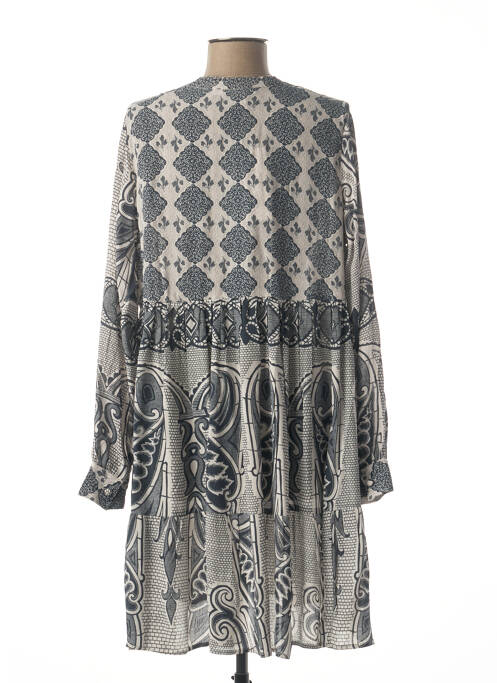 Robe mi-longue bleu SAMSOE & SAMSOE pour femme