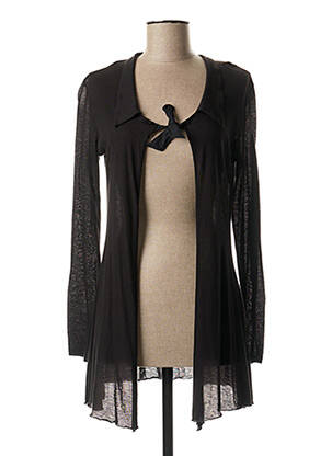 Gilet manches longues noir ELIANE ET LENA pour femme