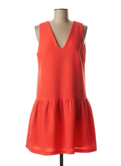 Robe courte orange SUNCOO pour femme