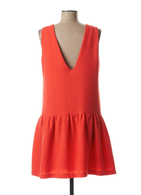 Robe courte orange SUNCOO pour femme