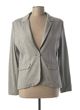 Veste casual col tailleur gris LE PETIT BAIGNEUR femme