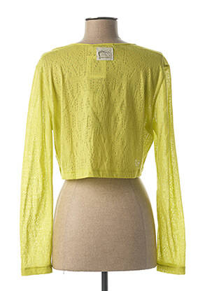 Gilet manches longues stretch vert LE PETIT BAIGNEUR femme