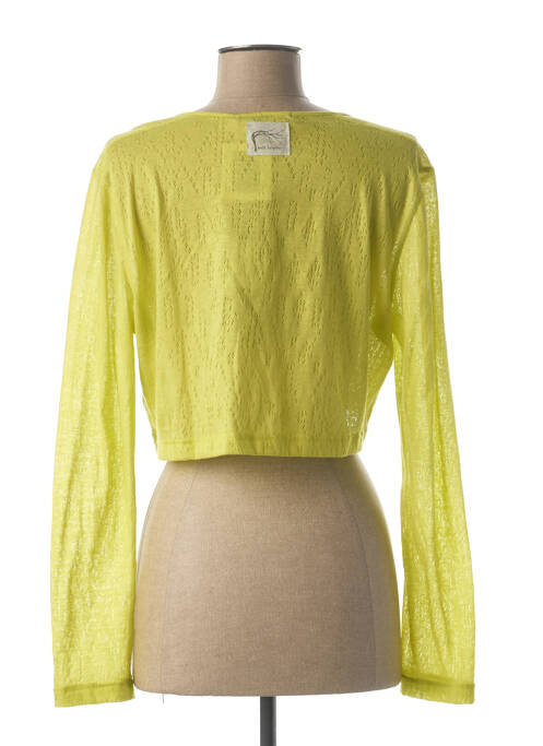 Gilet manches longues vert LE PETIT BAIGNEUR pour femme