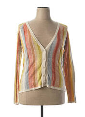 Gilet manches longues beige NOT THE SAME pour femme seconde vue