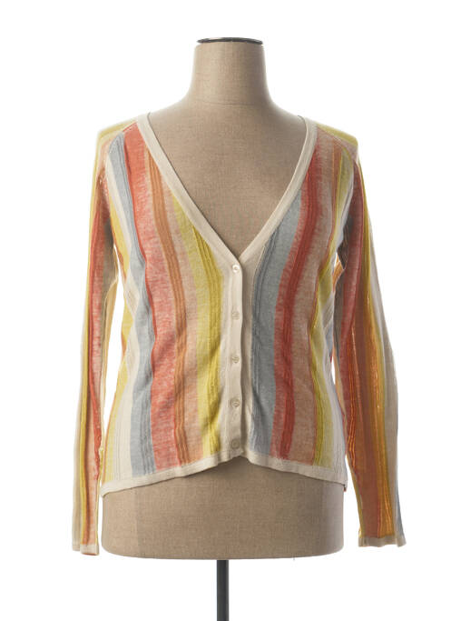 Gilet manches longues beige NOT THE SAME pour femme