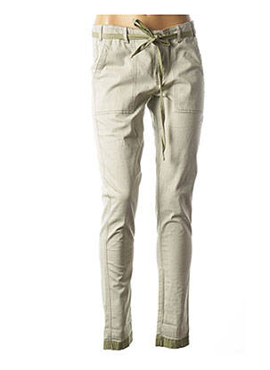 Pantalon slim taille normale vert DEHA femme