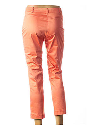 Pantacourt tissage popeline taille normale orange ANNE KELLY femme