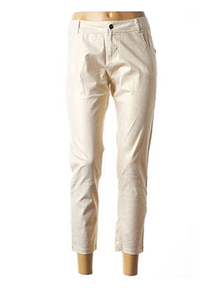 Pantalon 7/8 beige SO SOON pour femme