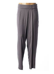 Pantalon 7/8 gris NOT THE SAME pour femme seconde vue