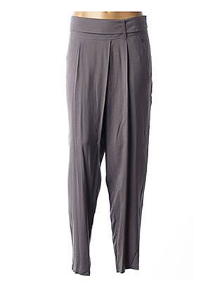 Pantalon 7/8 gris NOT THE SAME pour femme