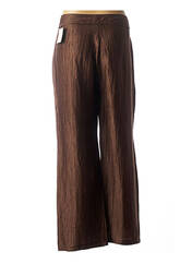 Pantalon large marron MY WAY FER pour femme seconde vue