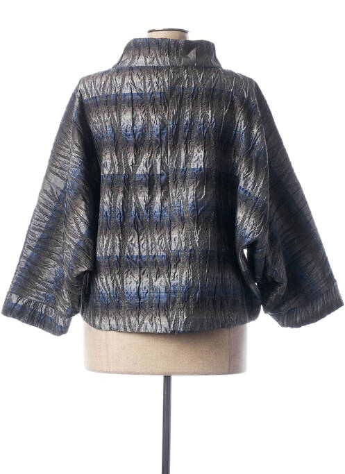 Manteau court bleu LUUKAA femme