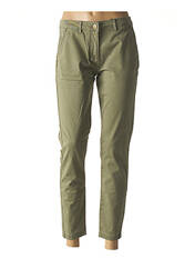 Pantalon 7/8 vert PIECES pour femme seconde vue