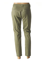 Pantalon 7/8 vert PIECES pour femme seconde vue