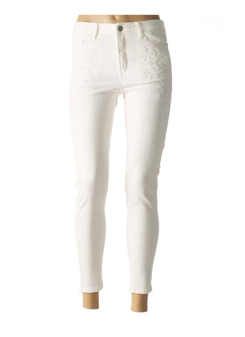 Pantalon 7/8 blanc VILA pour femme