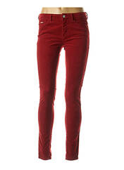 Pantalon slim rouge ONE STEP pour femme seconde vue
