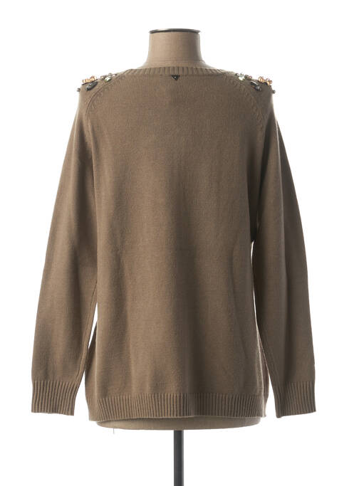 Pull marron PURE BY LUCIA pour femme