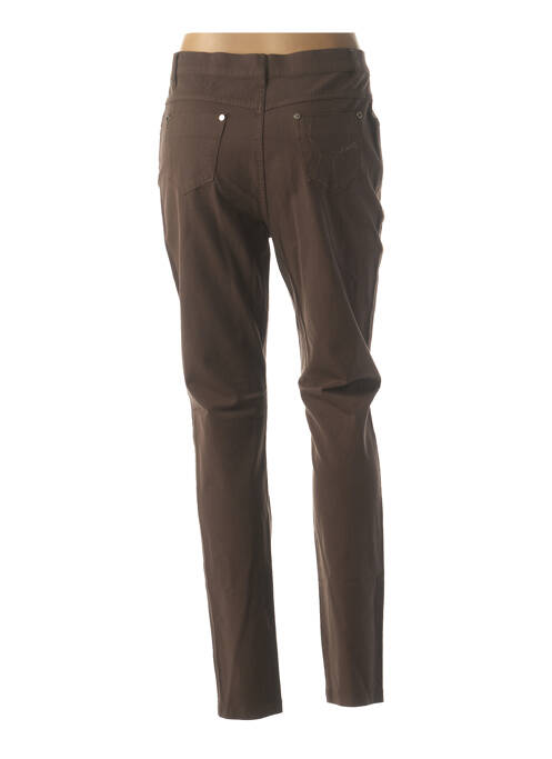 Pantalon marron MARBLE pour femme
