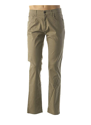 Pantalon slim vert LCDN pour homme